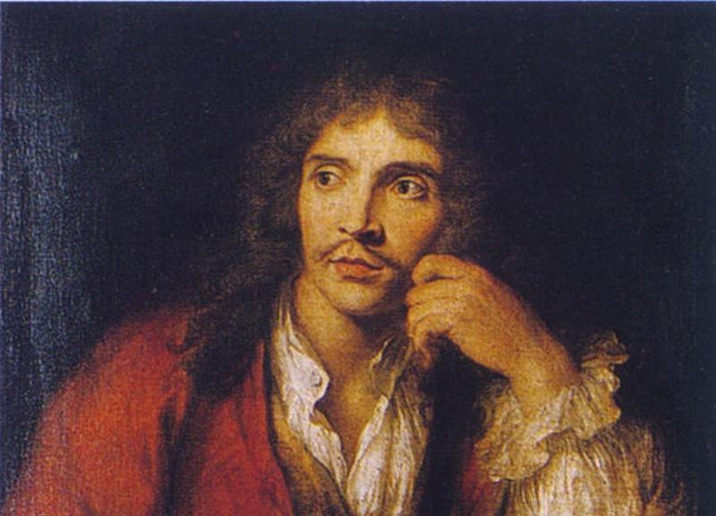 Portrait de Molière et Racine, figures emblématiques de la littérature du 17ème siècle